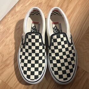 Vans checkerboard slip-ons pop-cush